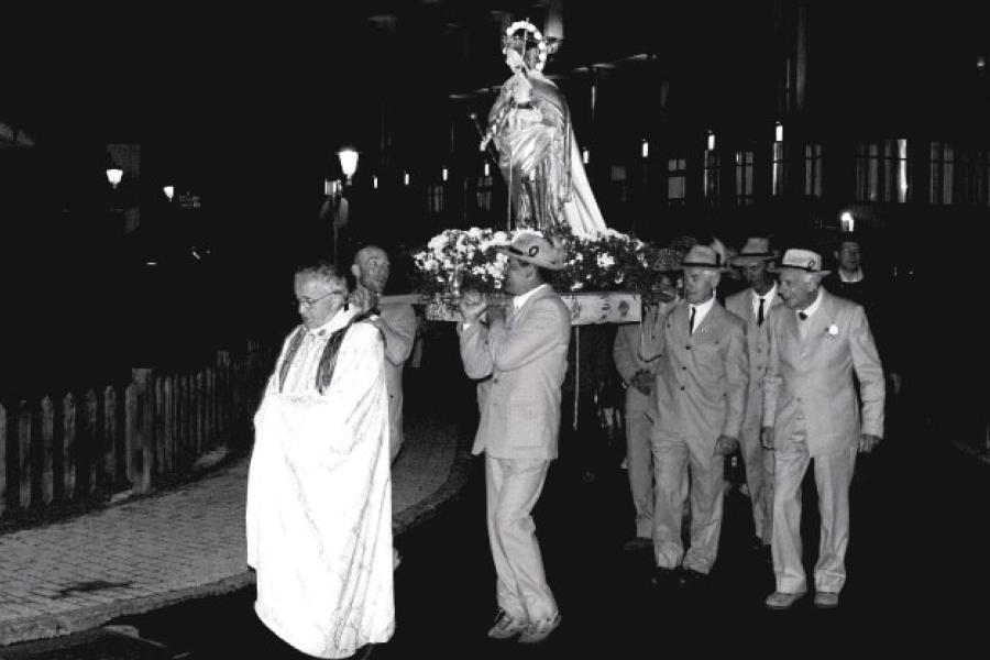Chiesa di Gressoney-La-Trinité Procession de l'Assomption et Fête des Guides de haute montagne