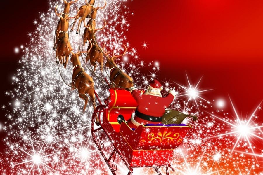 Babbo Natale e la sua slitta Spettacolo "Babbo Natale e il bambino che voleva tutto"