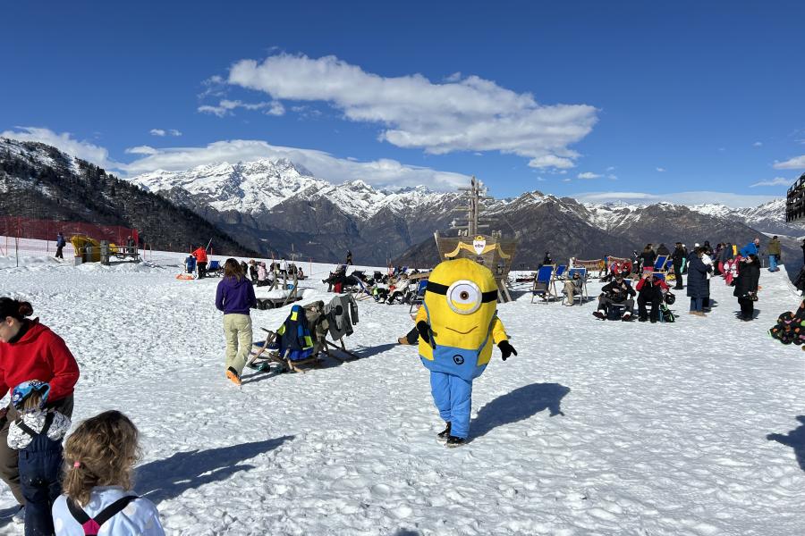 animazione sulla neve