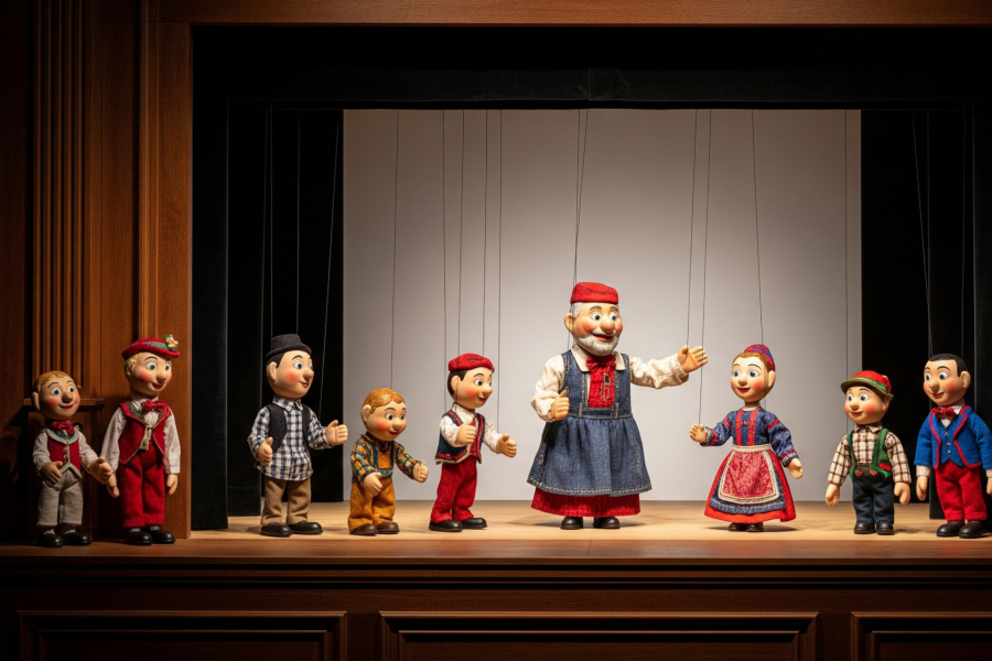 Spettacolo burattini Spettacolo burattini Théâtre de marionnettes