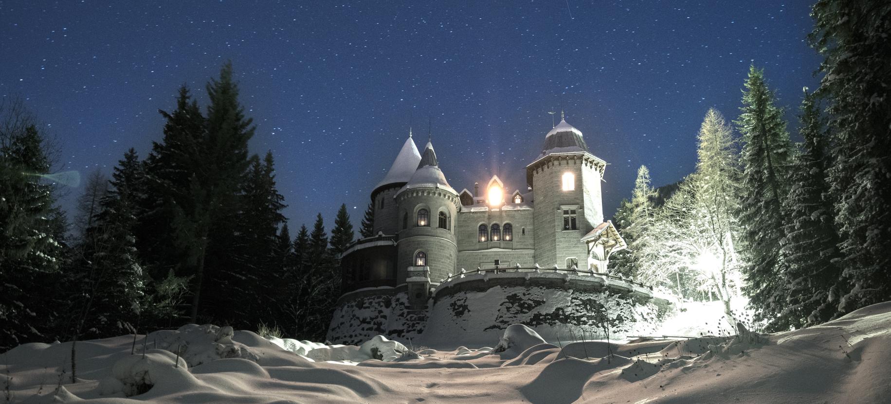 Castel Savoia en hiver