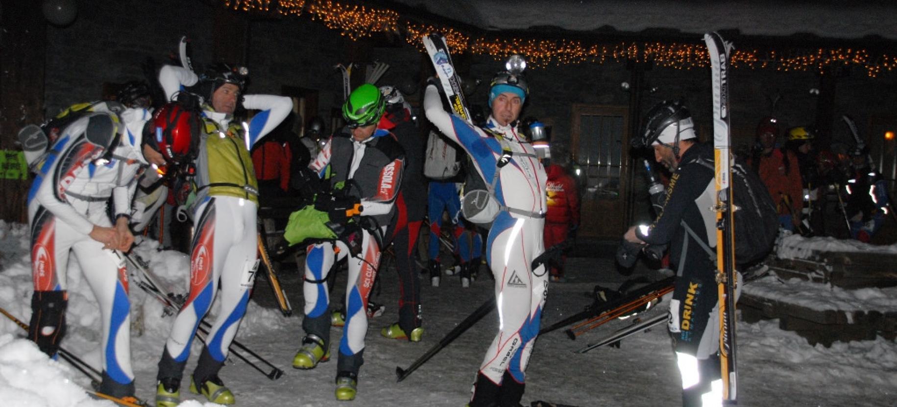 "Monterosa Ski Alp": night competition of ski mountaineering