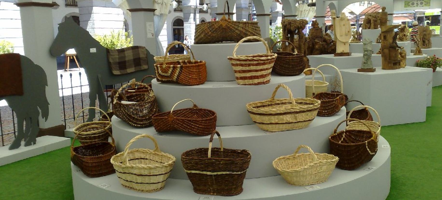 paniers en osier  Exposition concours de l'artisanat traditionnel valdôtain