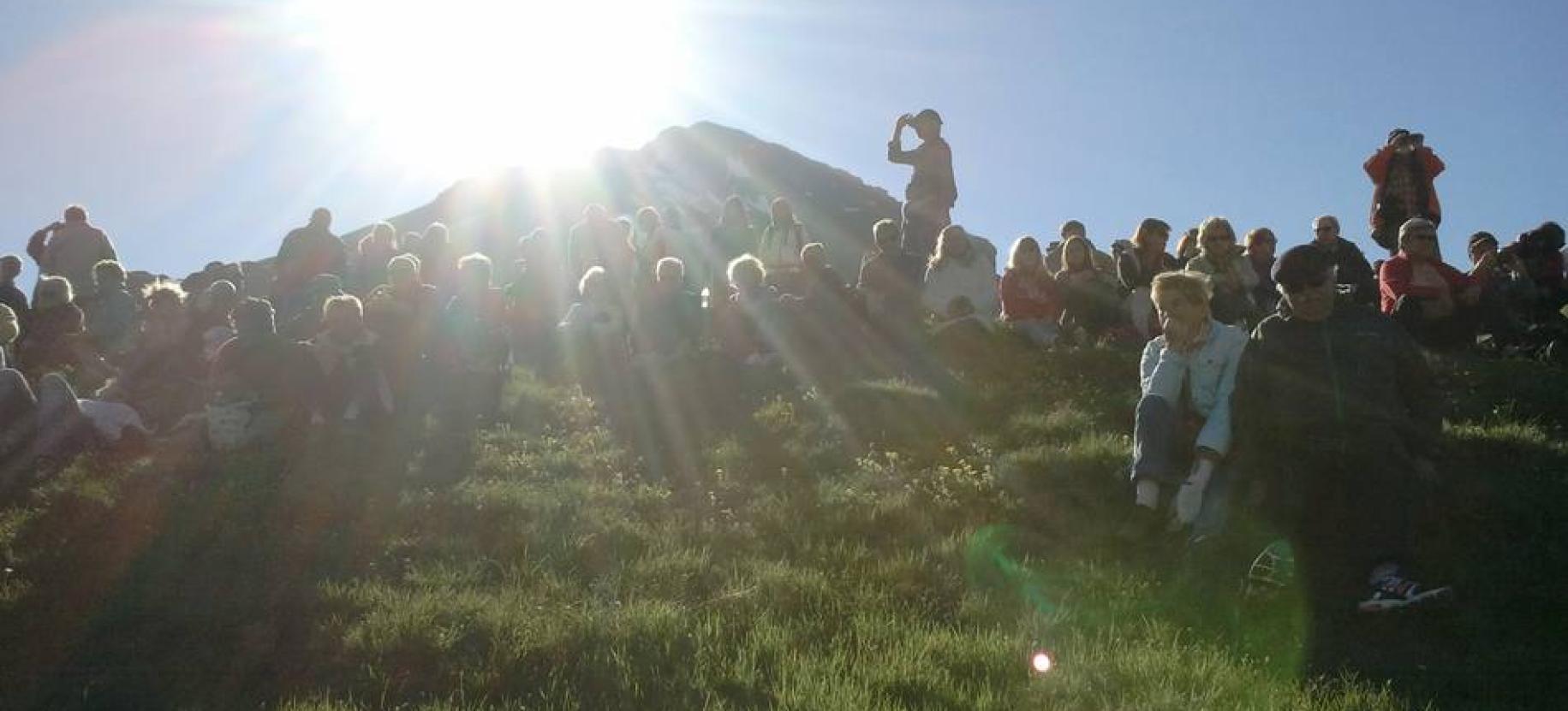 Solstice d'été au Cromlech du Petit Saint Bernard