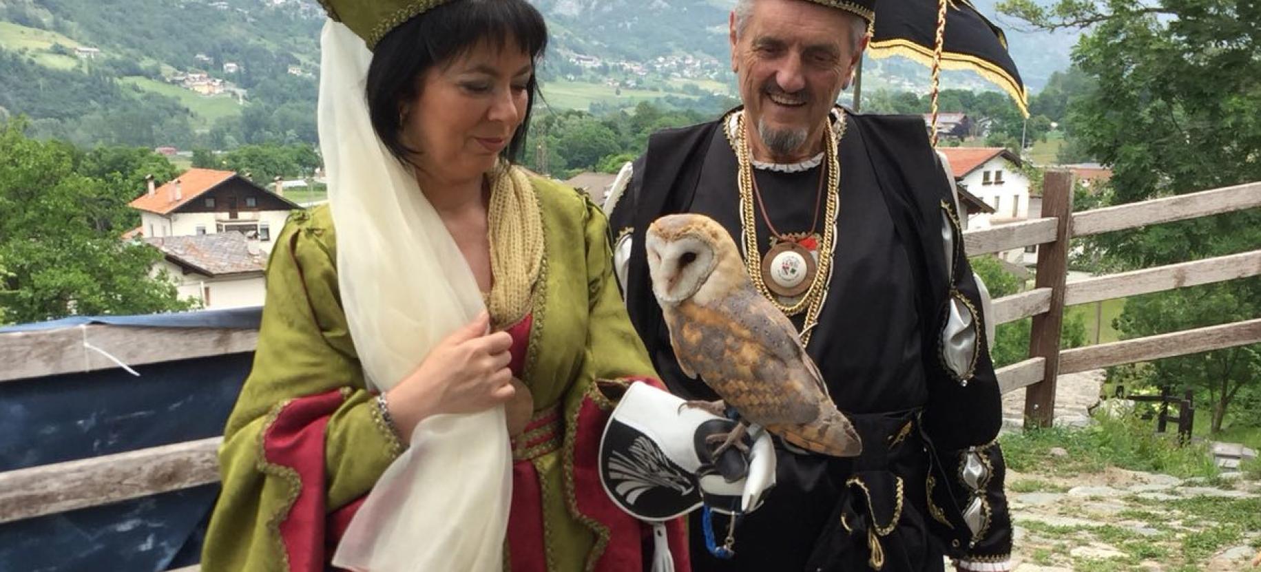 Personaggi medievali... Un pomeriggio diverso al castello di Fénis