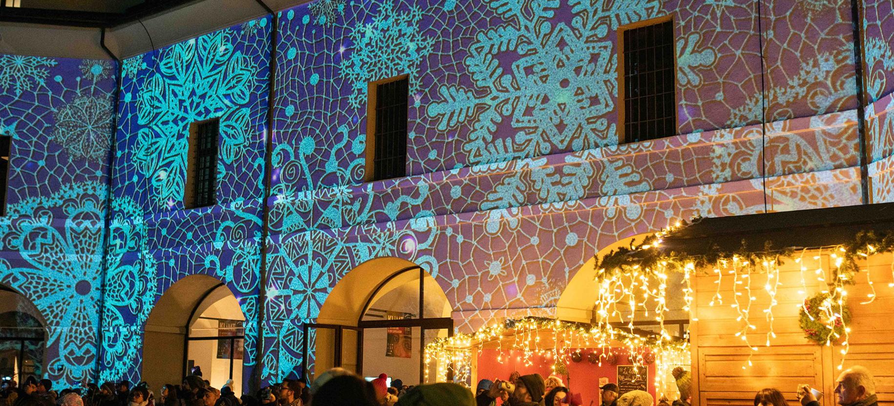 Luci di Natale al Forte di Bard