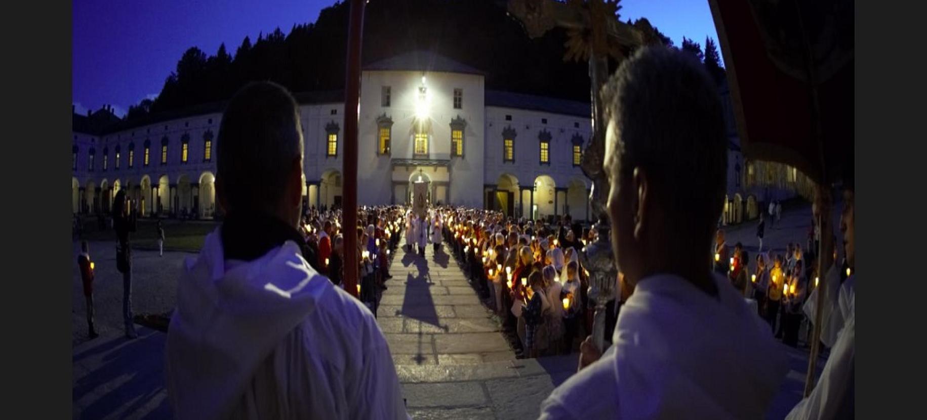 Procession de Fontainemore à Oropa et retour