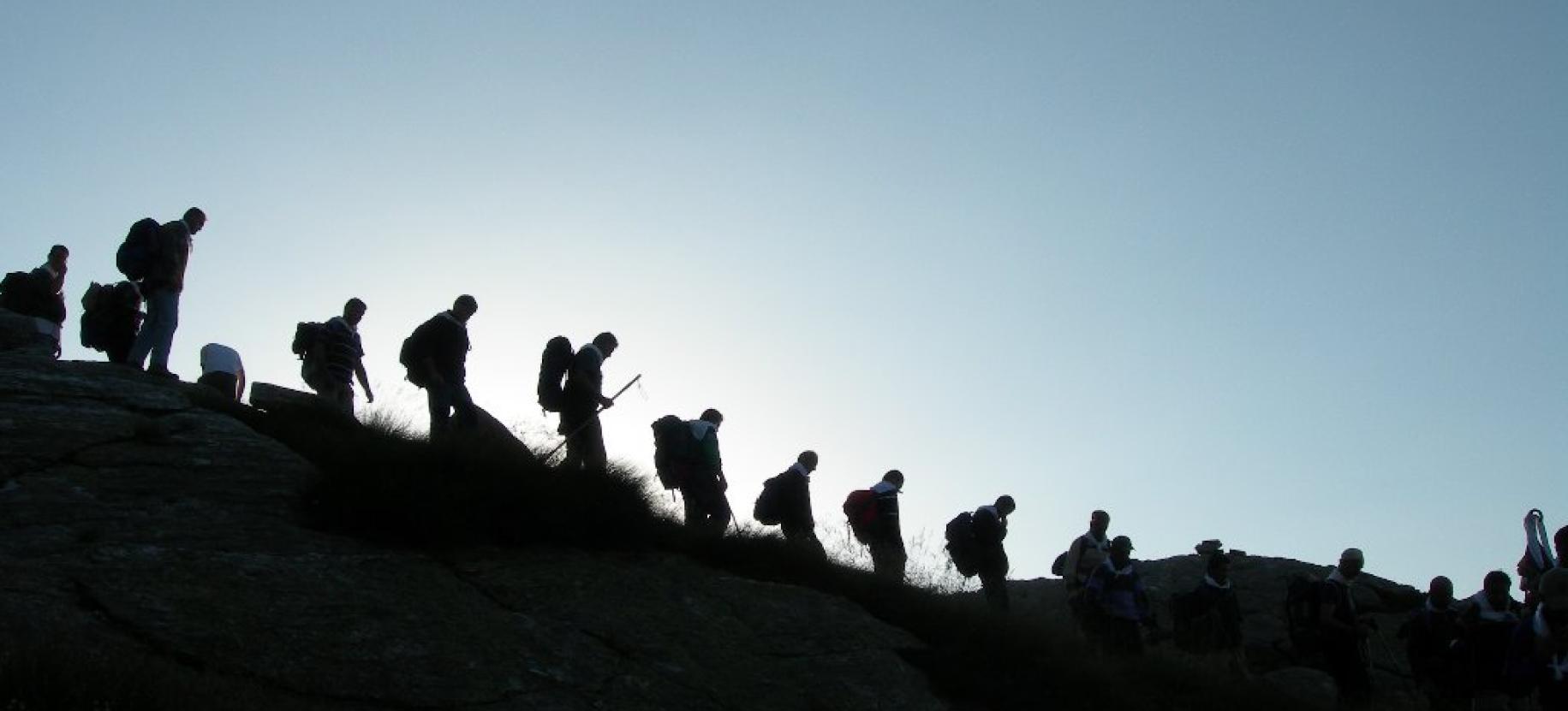 Procession from Fontainemore to Oropa and back