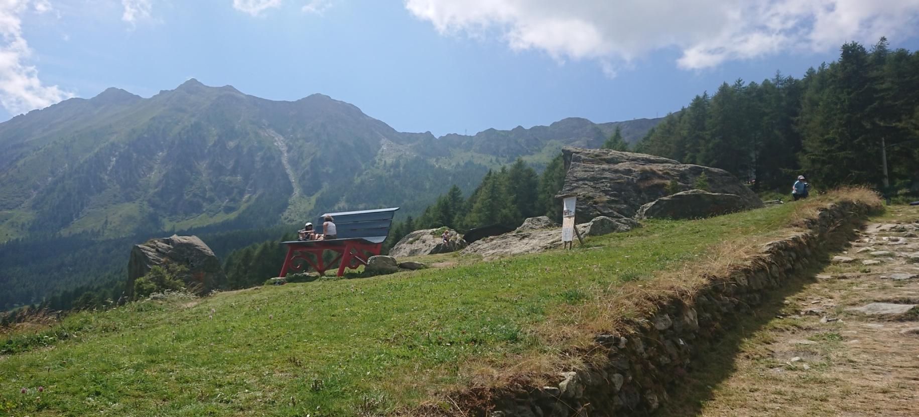 La Big Bench e l’arrivo al ristorante Le Solitaire.