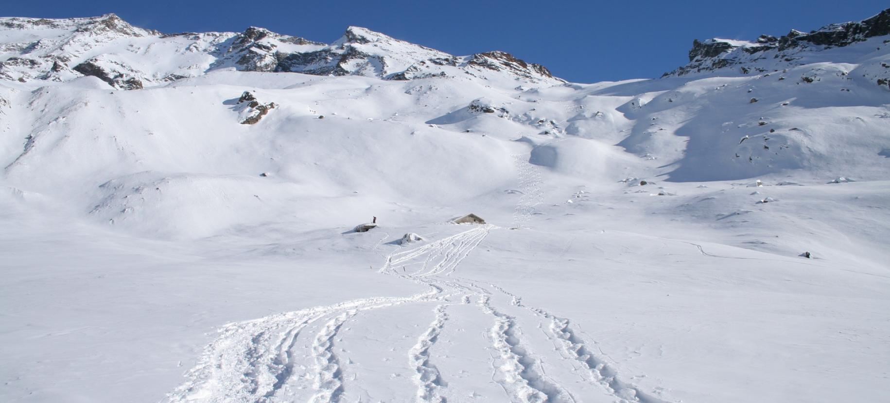 Arrivo all’Alpe di Verra Superiore.