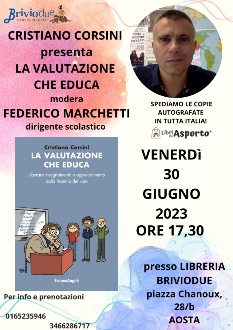 valutazione Appuntamento con Brivio Due - Presentazione del libro "La valutazione che educa" di Cristiano Corsini