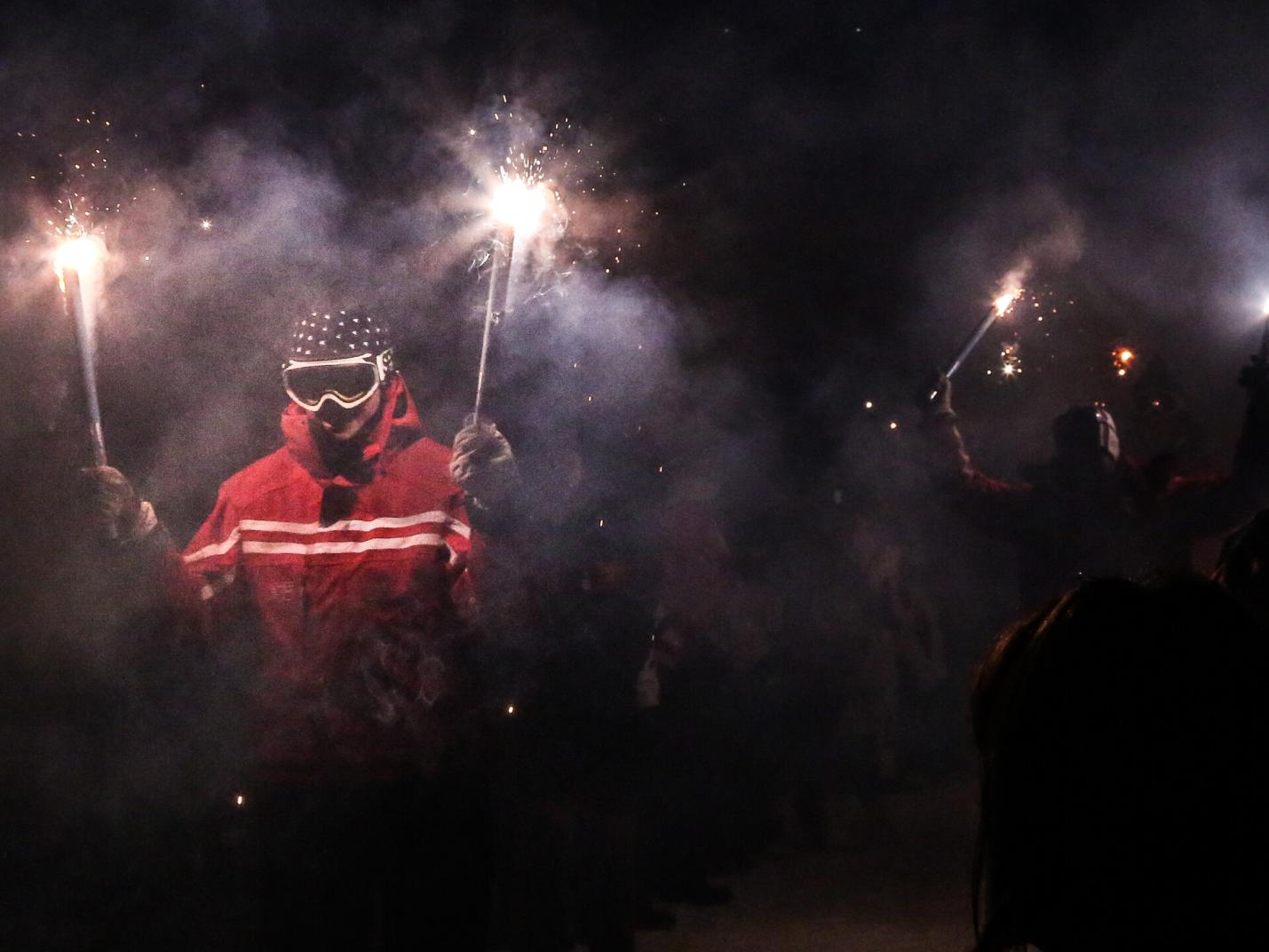 Fiaccolata di Carnevale in maschera