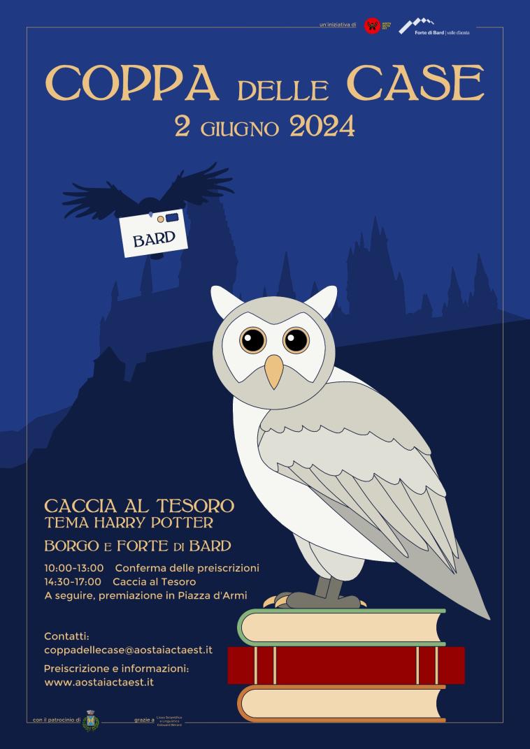 Coppa delle Case a Bard – Caccia al Tesoro a tema Harry Potter