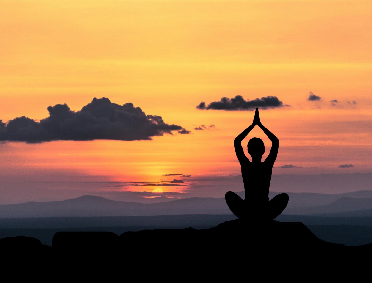 Giornata di yoga all'aperto