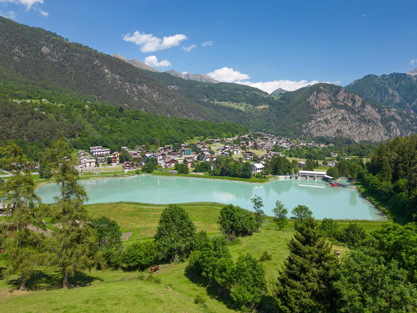 Laghetto di Brusson  Kayak sur le Lac