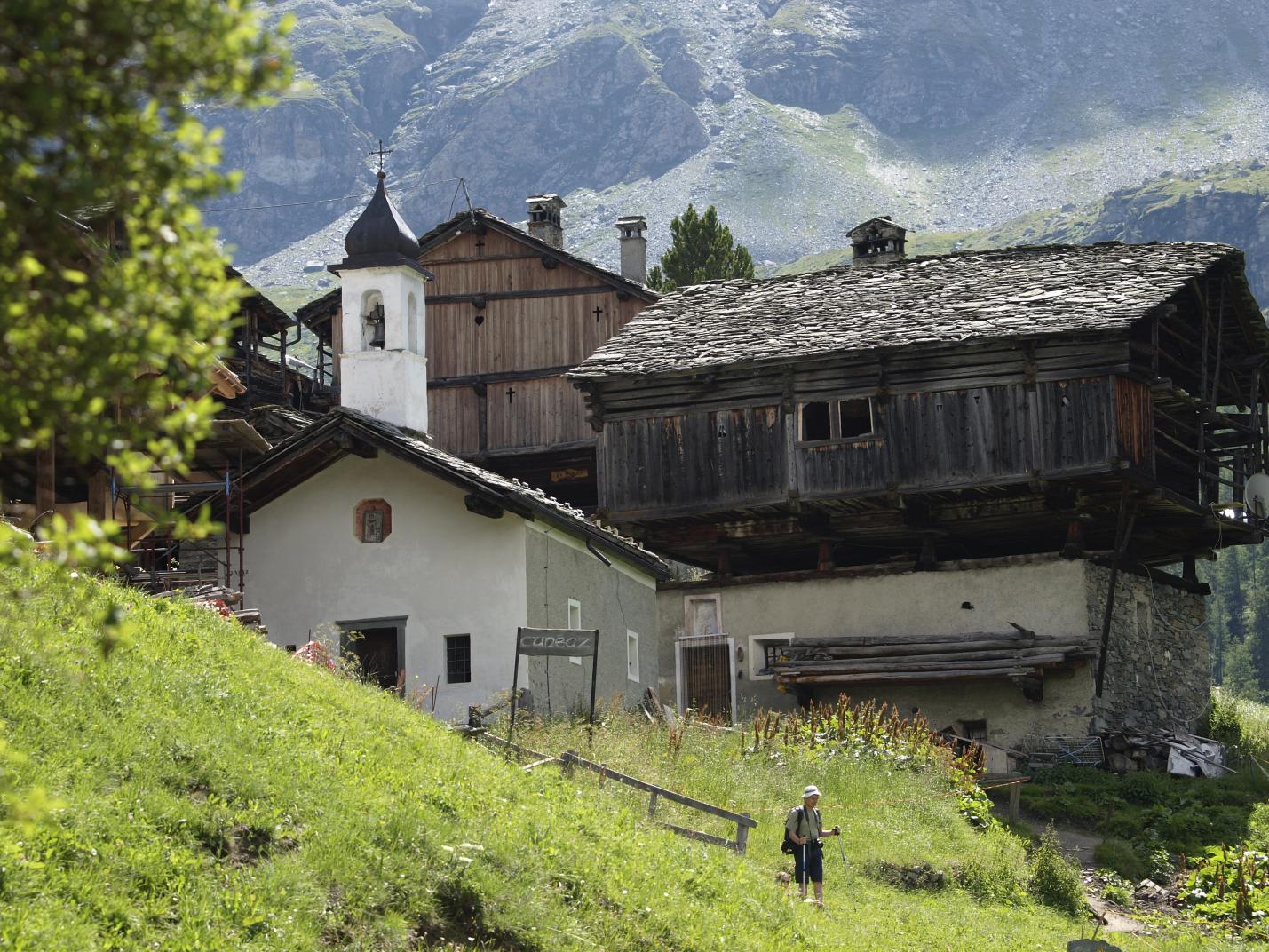 Il villaggio nascosto di Cunéaz