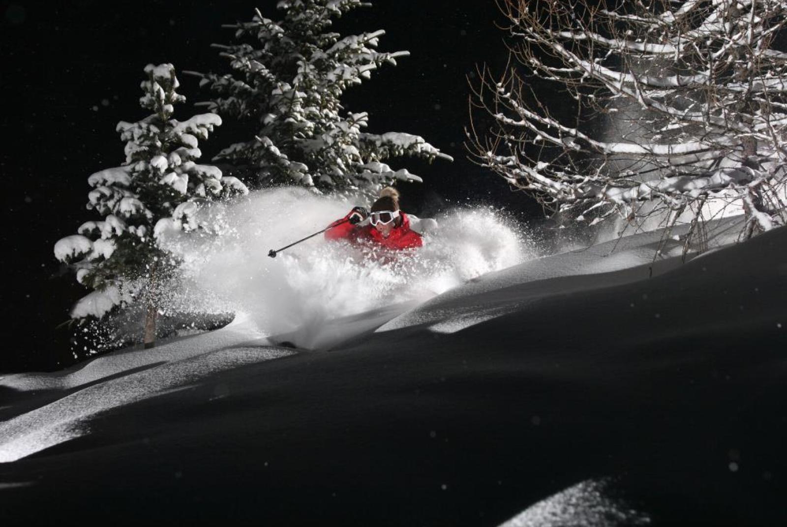 Descente aux flambeaux sur les pentes de Champoluc