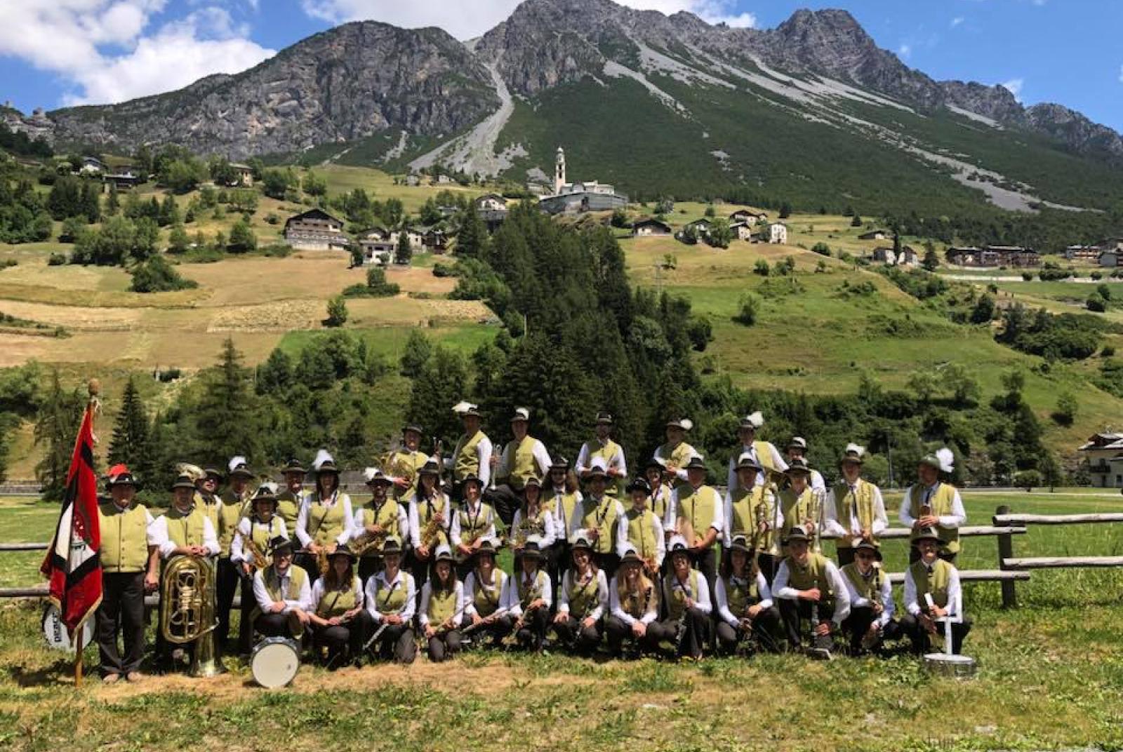 Concert de la fanfare "Musikkapelle La Lira" avec Dario Prola