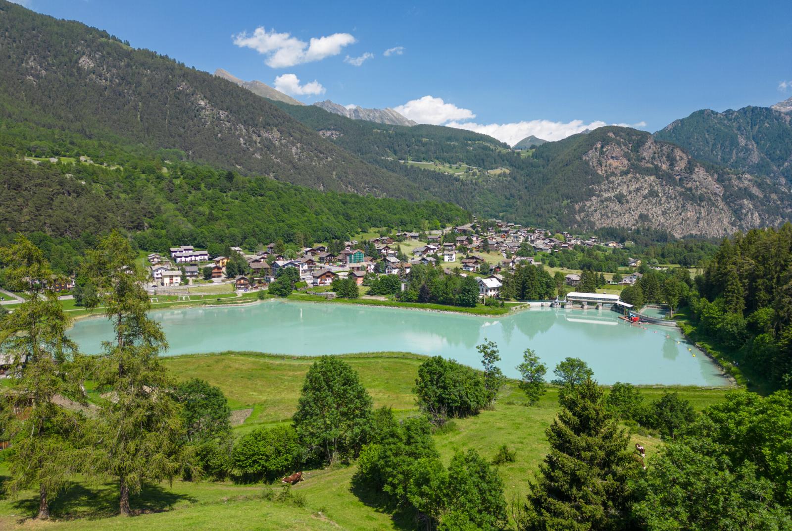Laghetto di Brusson  Kayak sul Lago