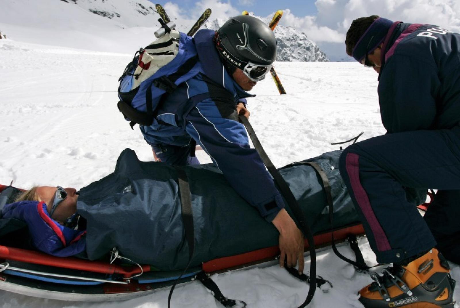 A rescue intervention on the slopes that saved a life