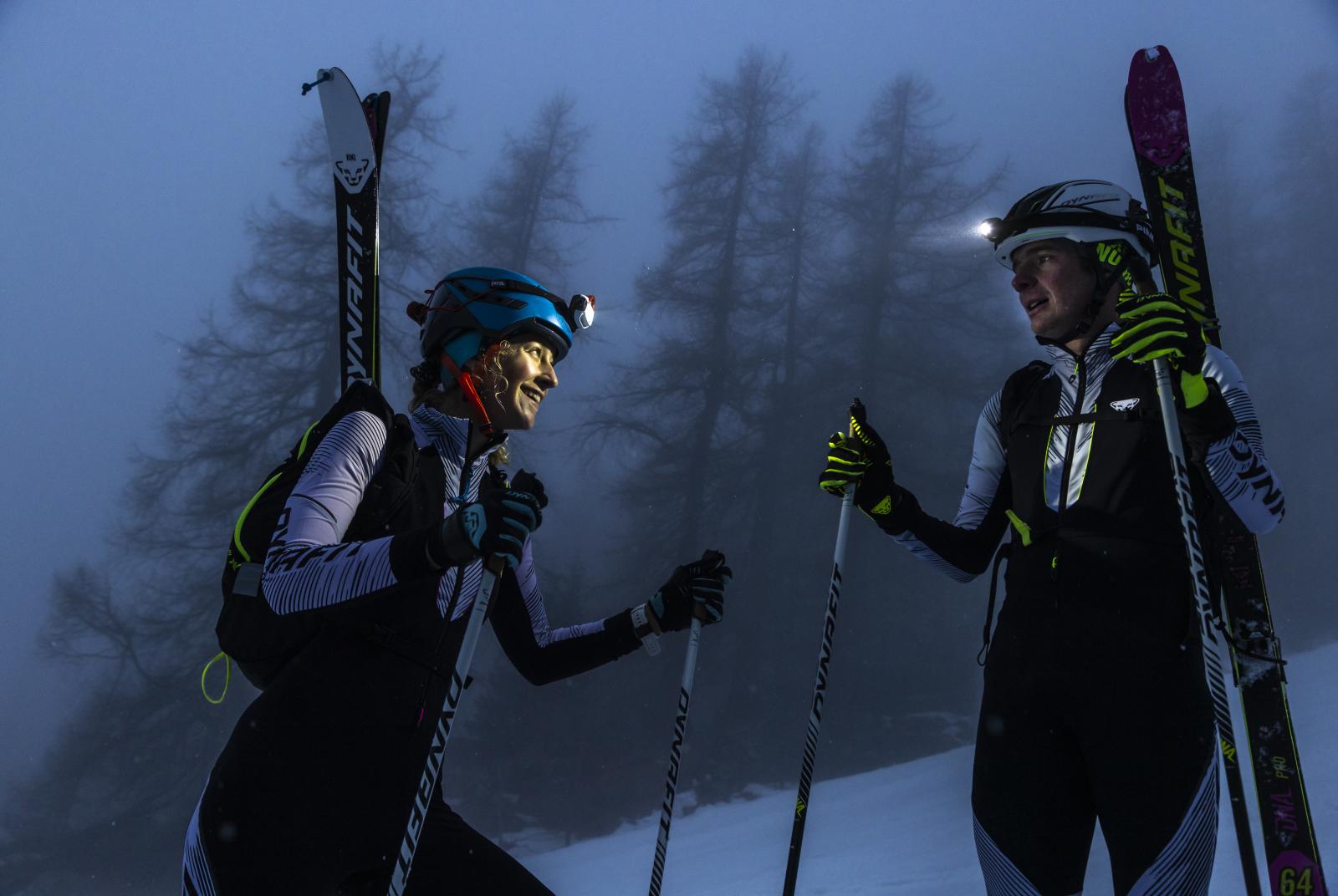 Scialpinismo notturno